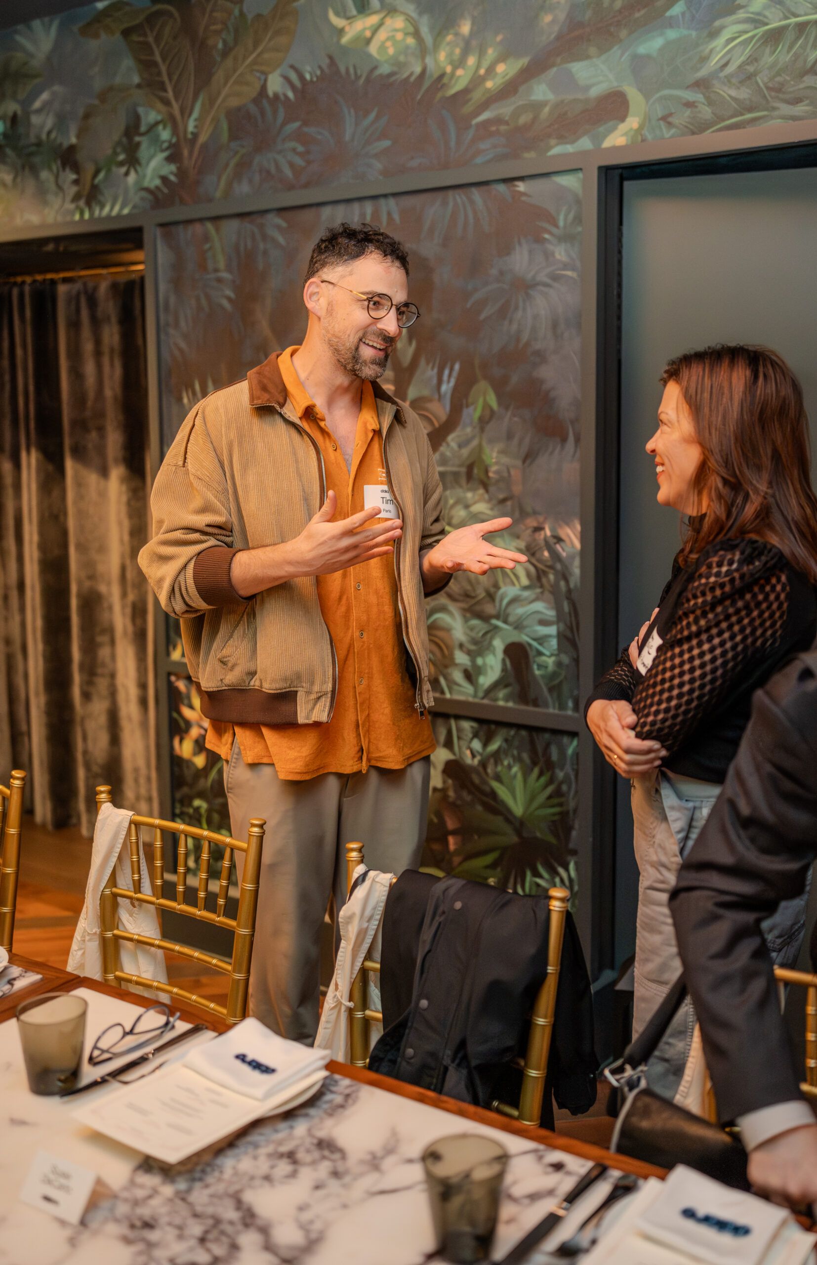 3dataro dinner event photography scaled 36fa2cd2 Attendees networking before a corporate dinner event for Dataro, photographed by Luma Creative in San Francisco.