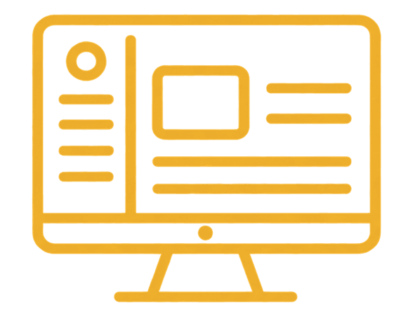 Employee onboarding video icon for systems and software training