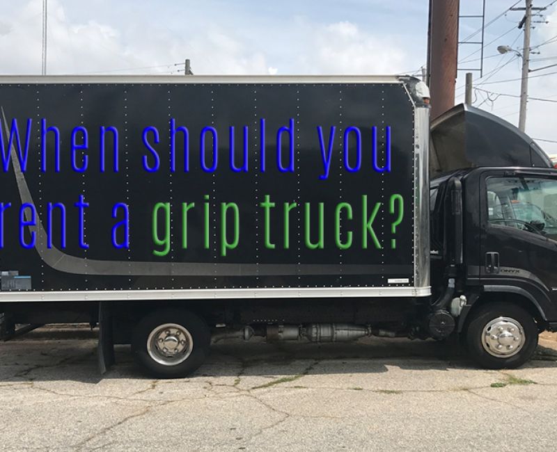 when should you rent a grip truck