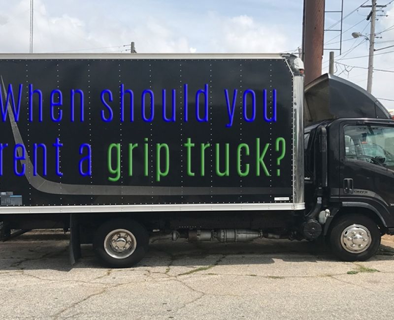 when should you rent a grip truck