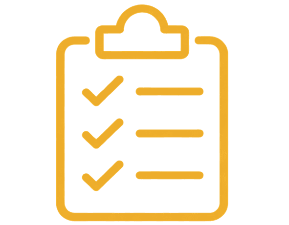 Employee onboarding video checklist icon for compliance review