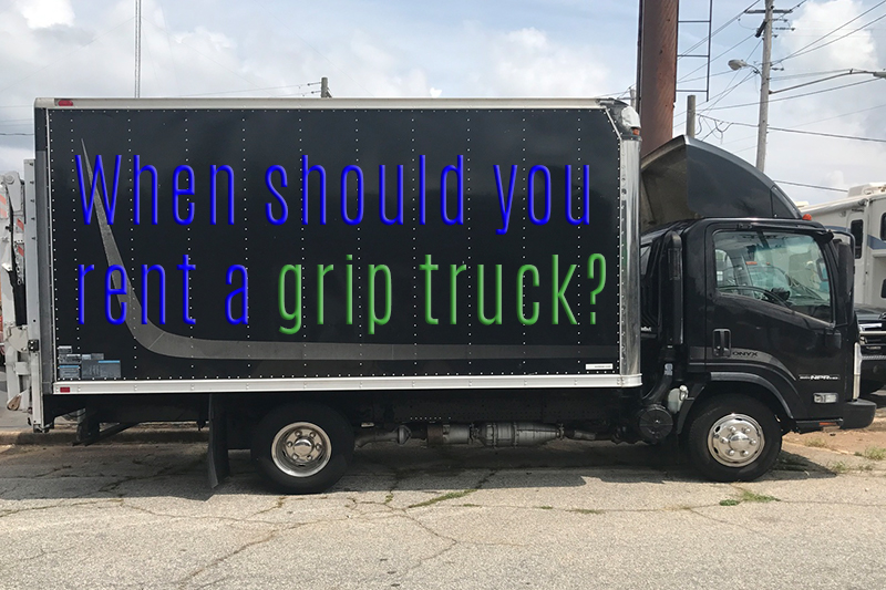 when should you rent a grip truck