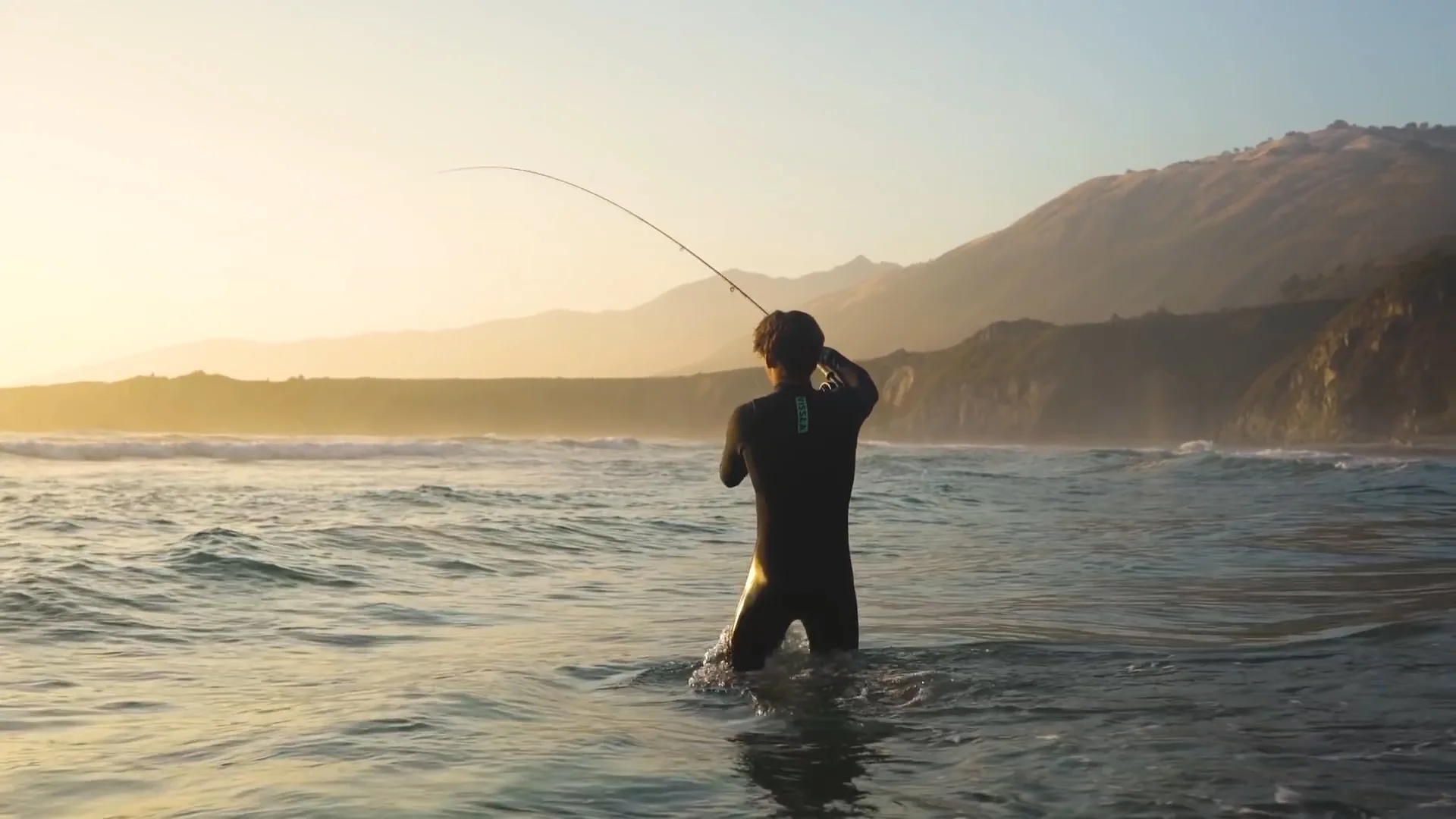 Portrait of a fisherman video