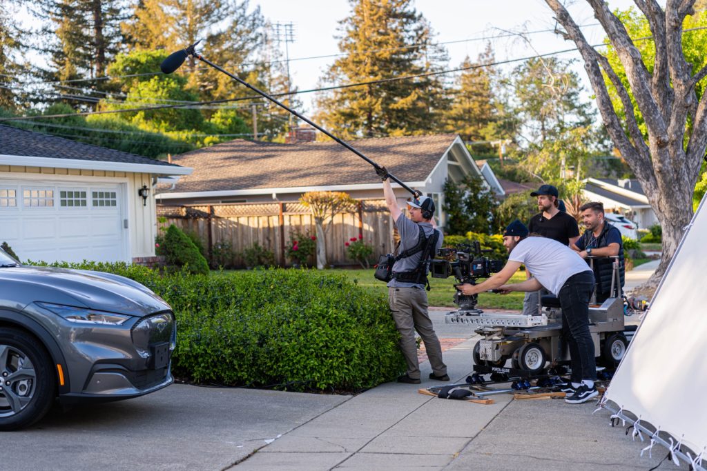 Dolly and Film production for San Jose video car commercial