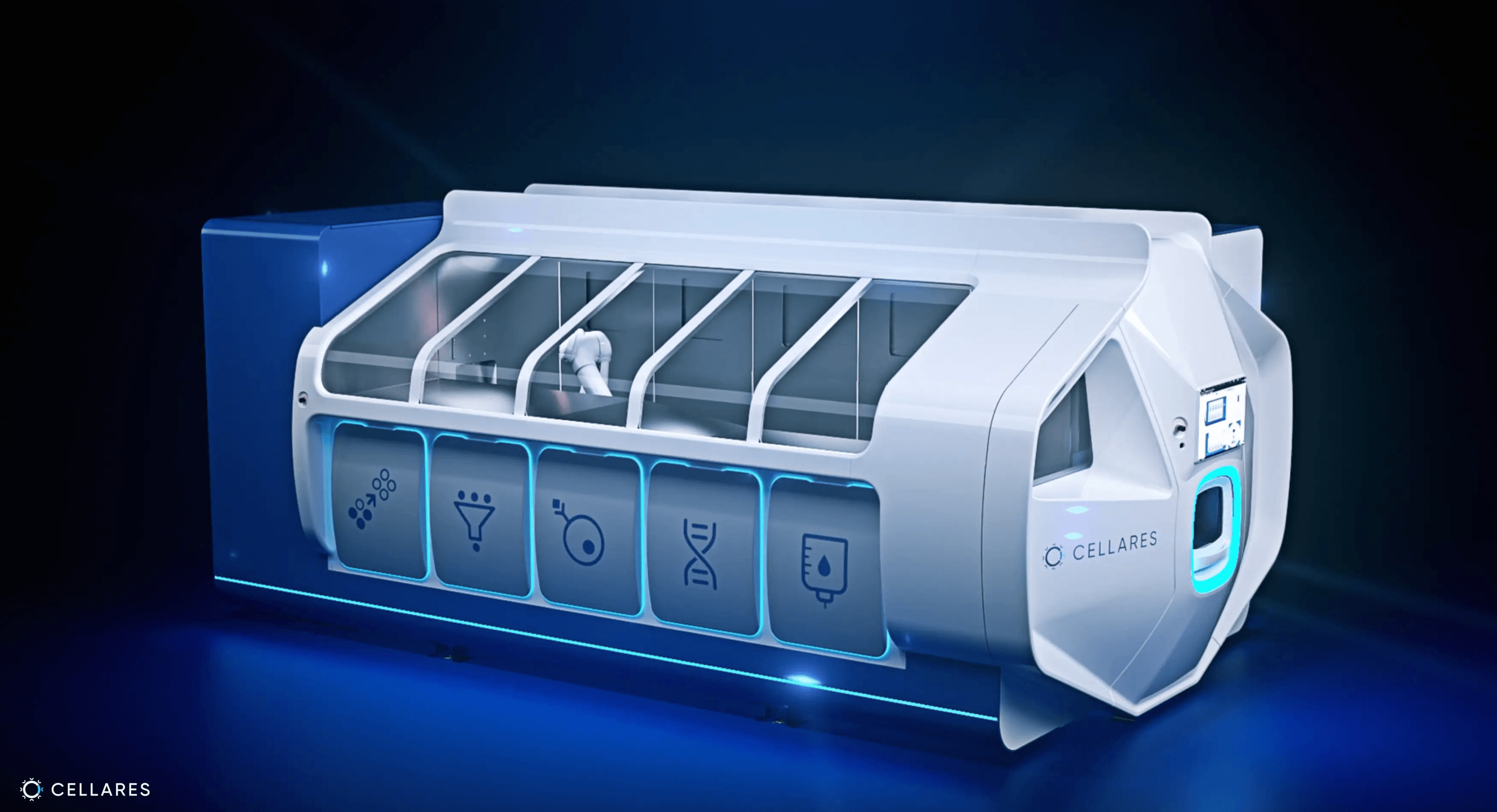 Cellares product animation produced by Luma Creative