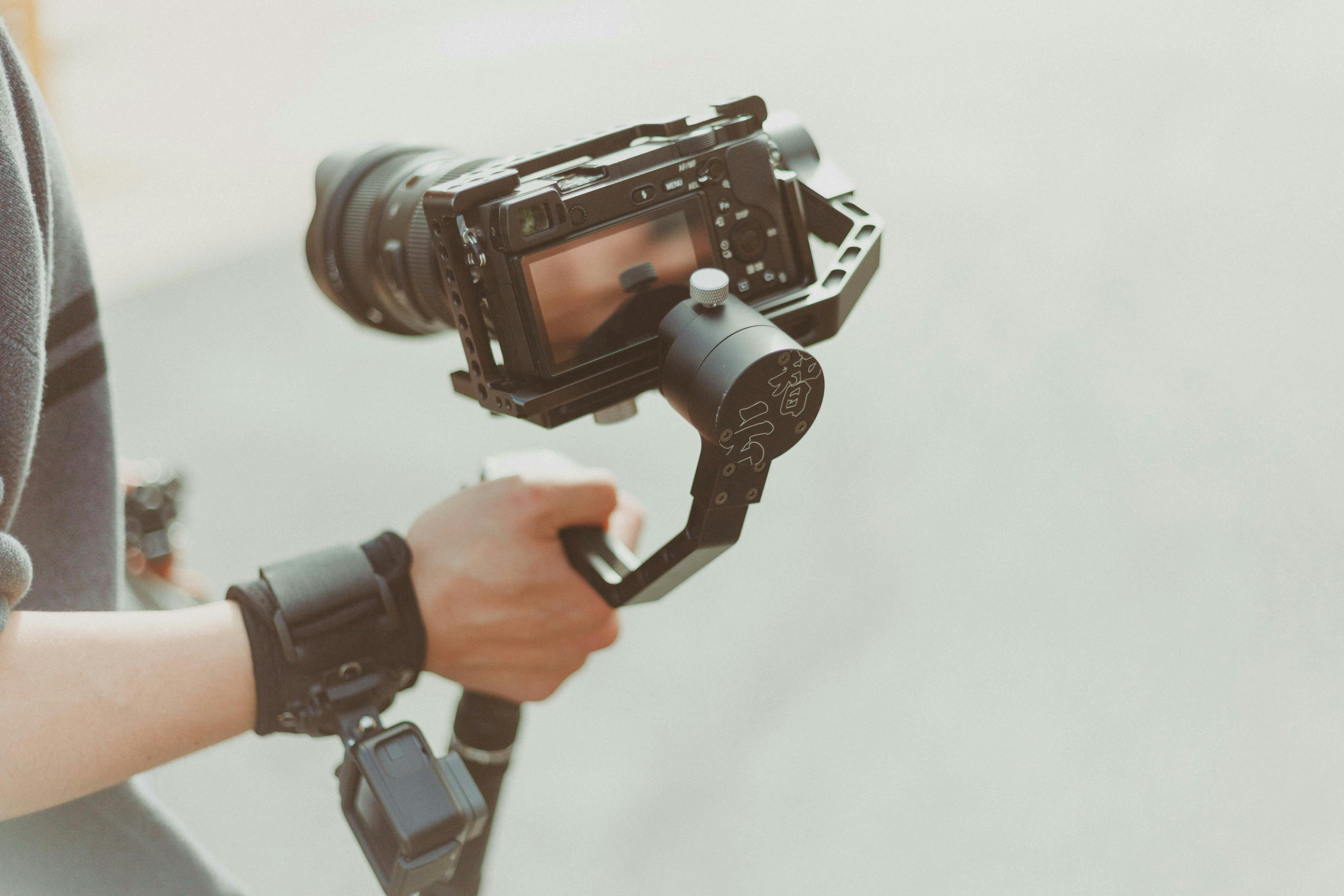 Camera on a gimbal, 5 Essential videography tips for beginners