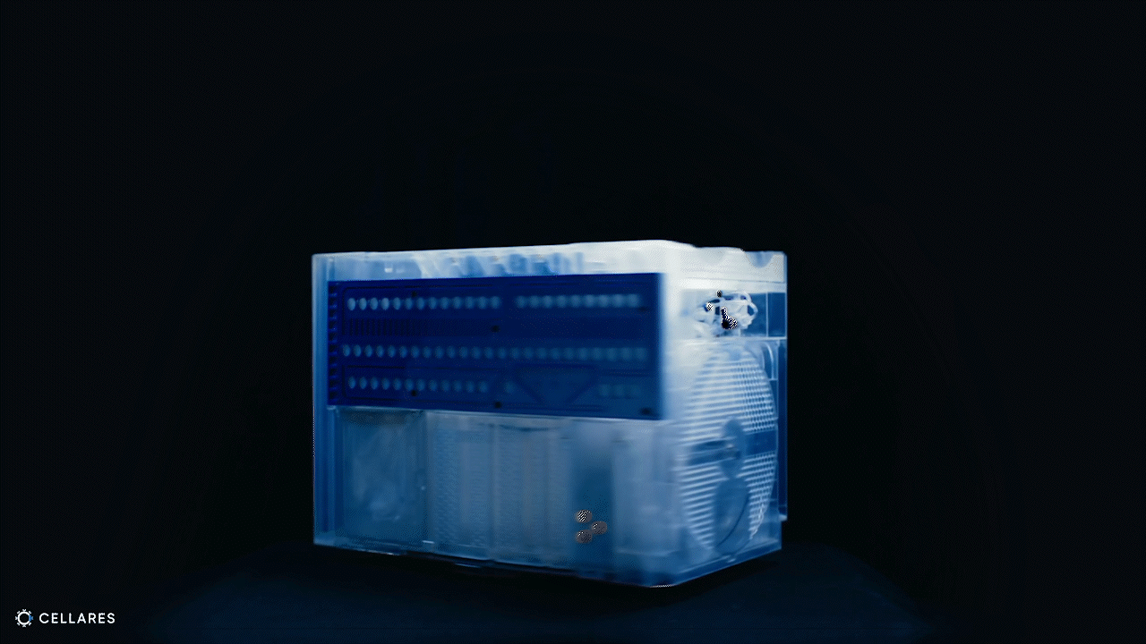 3D animation created in post-production.