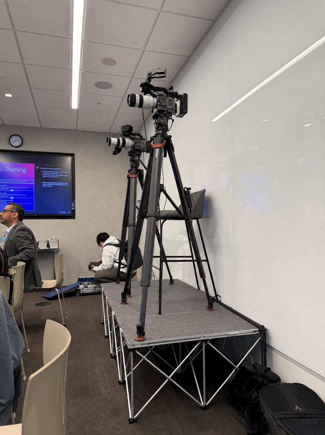 Camera platform used during an Accenture event production