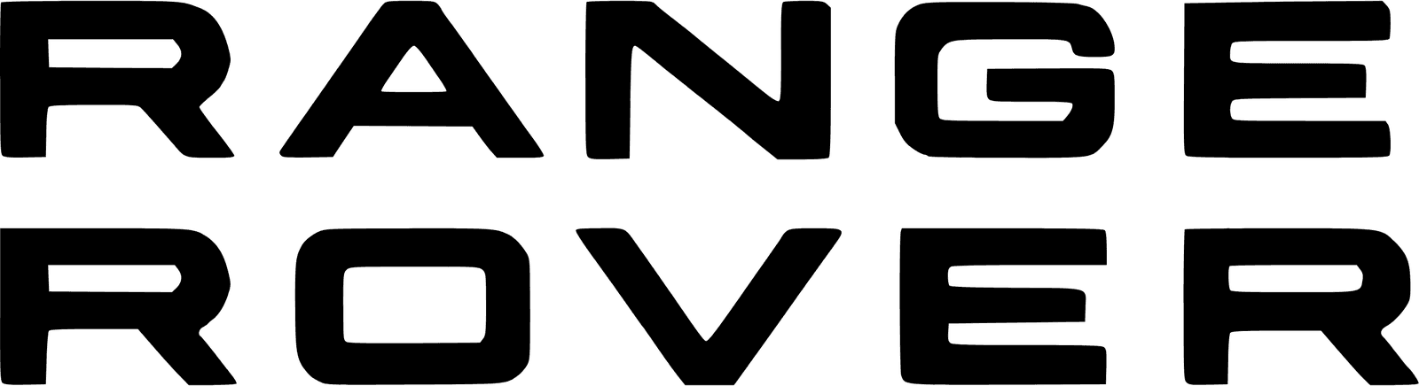 luma v4 range rover Range Rover logo